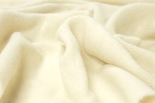 Load image into Gallery viewer, Oxford Merino Wool Blend Throw - Ivory