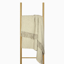Load image into Gallery viewer, Oxford Merino Wool Blend Throw Rug - Stone