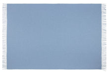 Load image into Gallery viewer, Paddington Merino Wool Blend Throw Rug - Blue