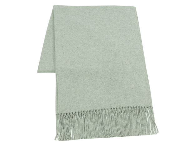 Paddington Merino Wool Blend Scarf - Light Grey