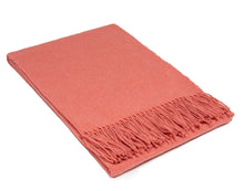 Load image into Gallery viewer, Paddington Merino Wool Blend Throw Rug -  Peach