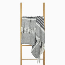 Load image into Gallery viewer, Richmond Reclaimed Wool Blend Throw Rug - Grey