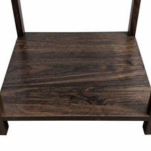 Load image into Gallery viewer, NOVA BEDSIDE TABLE WALNUT WITH CALACUTTA MARBLE
