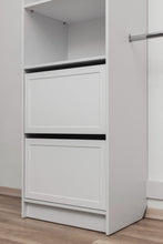 Load image into Gallery viewer, Basel Walk In Wardrobe Kit - Hamptons - White
