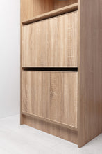 Load image into Gallery viewer, Basel Walk In Wardrobe Kit - Slim Shaker Panel - Natural Oak
