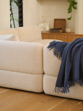 Load image into Gallery viewer, Brighton NZ Wool Throw Rug - Navy
