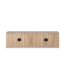 Load image into Gallery viewer, BUCHAREST - NATURAL OAK - HAMPTONS- HALF MOON BLACK

