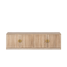 Load image into Gallery viewer, BUCHAREST - NATURAL OAK - HAMPTONS- HALF MOON BRASS
