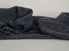 Load image into Gallery viewer, Cambridge NZ Wool Throw Rug - Navy

