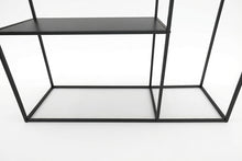 Load image into Gallery viewer, AURA ENTRY CONSOLE BLACK WITH WHITE MARBLE
