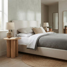 Load image into Gallery viewer, ELYN NATURAL OAK SIDE TABLE
