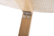 Load image into Gallery viewer, LYRA SIDE TABLE WITH NATURAL OAK TRAVERTINE
