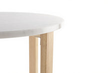 Load image into Gallery viewer, LYRA SIDE TABLE WITH WHITE MARBLE
