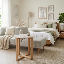 Load image into Gallery viewer, LYRA SIDE TABLE WITH ROSE' MARBLE
