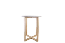 Load image into Gallery viewer, LYRA SIDE TABLE WITH ROSE' MARBLE
