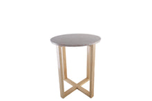 Load image into Gallery viewer, LYRA SIDE TABLE WITH ROSE' MARBLE

