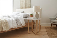 Load image into Gallery viewer, LYRA SIDE TABLE WITH ROSE' MARBLE
