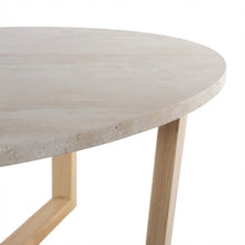 Load image into Gallery viewer, LYRA COFFEE TABLE WITH NATURAL OAK TRAVERTINE
