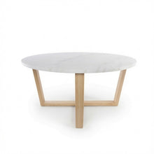 Load image into Gallery viewer, LYRA COFFEE TABLE WITH WHITE MARBLE

