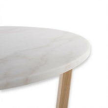 Load image into Gallery viewer, LYRA COFFEE TABLE WITH WHITE MARBLE
