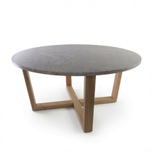 Load image into Gallery viewer, LYRA COFFEE TABLE WITH ROSE' MARBLE

