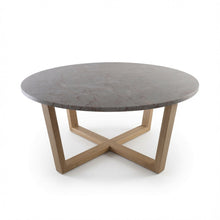 Load image into Gallery viewer, LYRA COFFEE TABLE WITH ROSE' MARBLE
