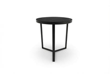 Load image into Gallery viewer, LUME SIDE TABLE BLACK WITH BLACK MARBLE
