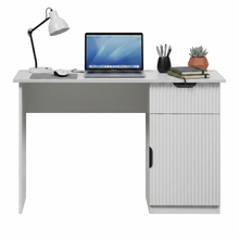 Load image into Gallery viewer, COPENHAGEN - WHITE - FLUTED - PULL BLACK
