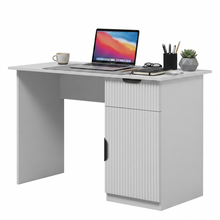 Load image into Gallery viewer, COPENHAGEN - WHITE - FLUTED - PULL BLACK
