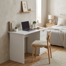 Load image into Gallery viewer, COPENHAGEN DESK - WHITE - HAMPTON - HALF MOON BRASS
