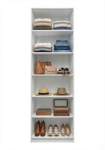 Load image into Gallery viewer, MALMO SIX SHELF WALK IN WARDROBE - WHITE
