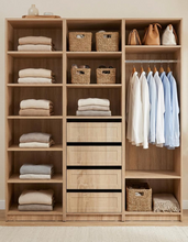 Load image into Gallery viewer, MALMO SIX SHELF WALK IN WARDROBE - NATURAL OAK
