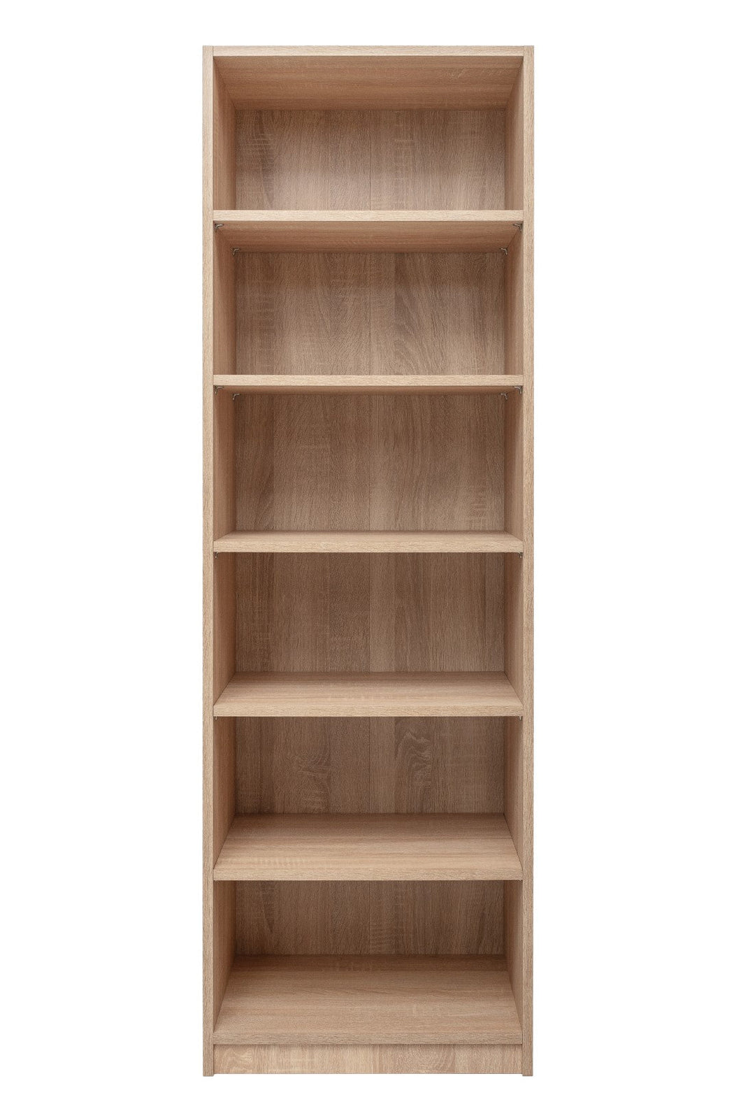 Geneva Built In Wardrobe - 6 Shelf Module - Natural Oak