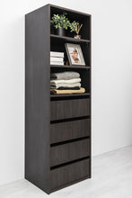 Load image into Gallery viewer, Geneva Built In Wardrobe - 4 Drawer 3 Shelf Module - Classic - Nordic Ash
