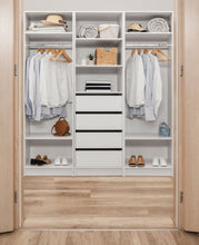 Load image into Gallery viewer, Malmo Walk In Wardrobe - 2 Shelf/Hanging Module - White
