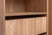 Load image into Gallery viewer, Malmo Walk In Wardrobe - 4 Drawer 3 Shelf Module - Classic - Natural Oak
