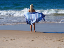Load image into Gallery viewer, Sorrento Turkish Beach Towel - Sky
