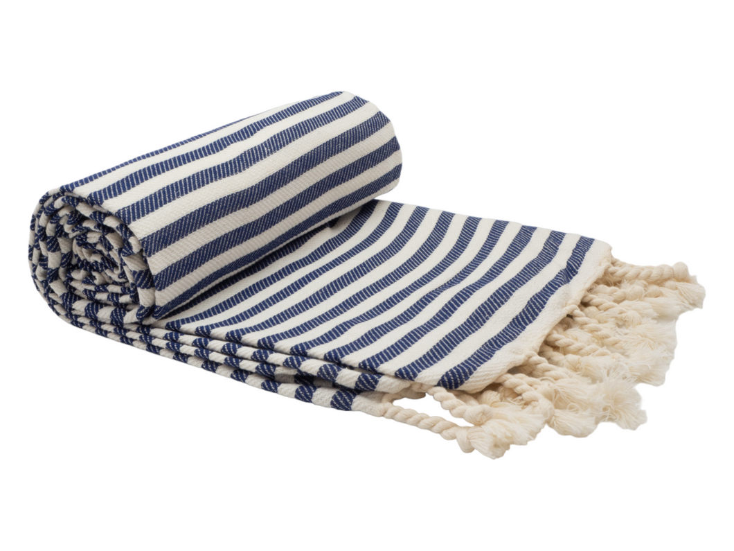 Portsea Beach Towel - Navy