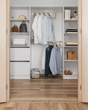 Load image into Gallery viewer, Basel Walk In Wardrobe Kit - Classic - White
