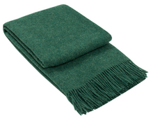 Load image into Gallery viewer, Brighton NZ Wool Throw Rug - Emerald
