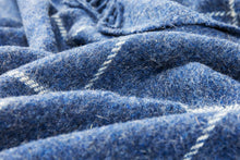 Load image into Gallery viewer, Brighton NZ Wool Throw Rug - Navy Stripe
