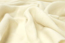 Load image into Gallery viewer, Oxford Merino Wool Blend Throw - Ivory
