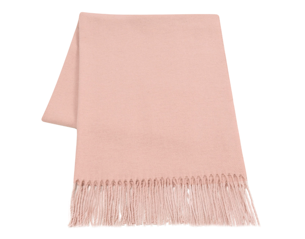 Paddington Merino Wool Blend Scarf - Blush